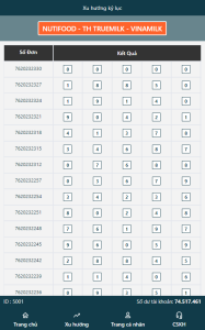 Lottery app system disguised as THMILK milk orders