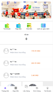 FPT order task app system