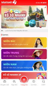 The Vietnamese system includes 3-region lottery, quick lottery, keno, and dice