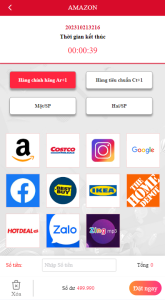 APP task to record and enter orders for quick betting in Vietnamese version