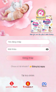 app to choose size according to Merries brand orders