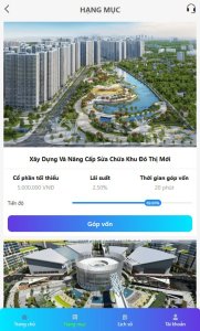 app to mobilize capital for projects of coteccon construction company